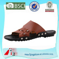 customize leather men beach sandal